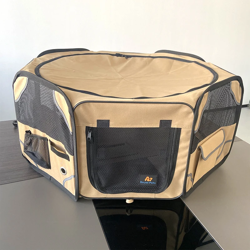 Cages for pets mall Animals Playpen, Breathable Indoor Pet Cage Tent with Zipper Cover, Portable Outdoor Exercise Yard Fence