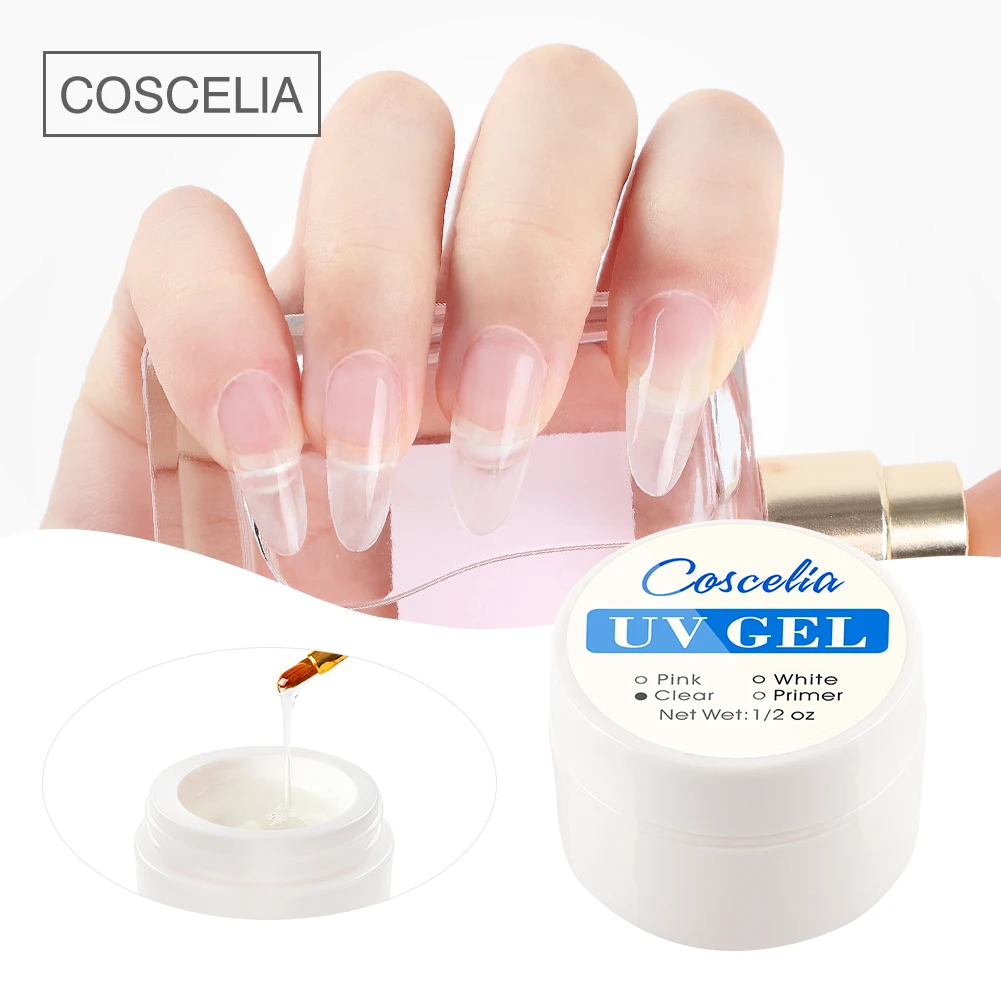 Professional Suppliers Clear UV gel for nail art UV Builder Color Gel Nails