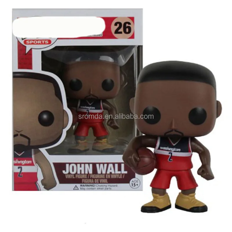 Sromda FunKos POP NBA Stars Sports POP Vinyl figure  Lebron James Stephen Curry John Wall PVC Action figures
