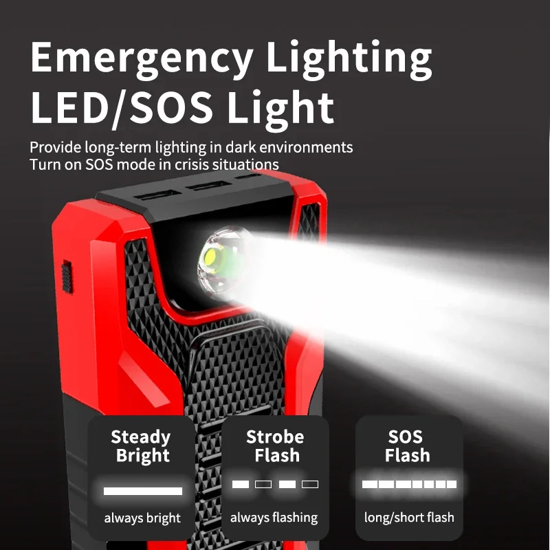 Factory Directly Emergency Car Power Supply Portable Power Bank Battery Fast charger 12V Car Battery Jump Starter Car Tool