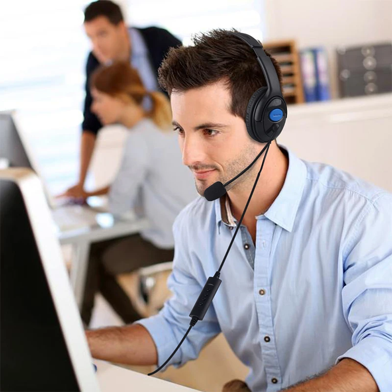 Usb  Pc Computer Laptop Headphone With Microphone For Chatting Network Teaching