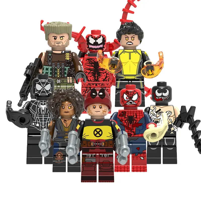 Super Popular TV Movie Science Fiction Villain Hero Series X0166 Building Block Toy Foreign Trade Wholesale
