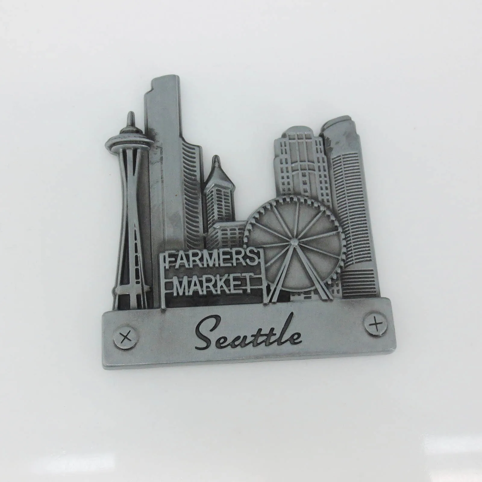 Antique brass Metal Magnet souvenir metal magnet