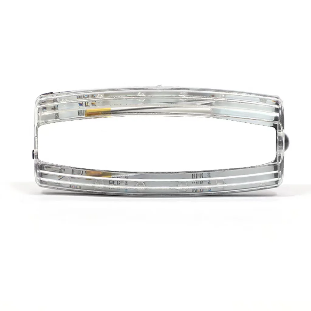 Hot selling gravity led warning flashing red and blue transparent rechargeable shoulder light