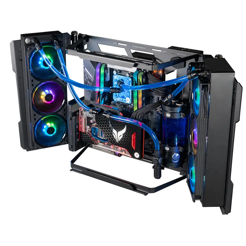
 Корпус для компьютера cooler master MF700 с полным корпусом, панорамный корпус из закаленного стекла, настенный корпус с водяным охлаждением  