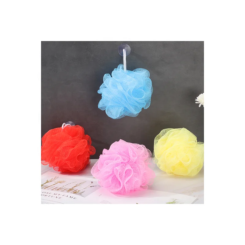 Factory Super Soft Bath Ball Shower Bouquet Loofah-bath-sponge Lace Mesh