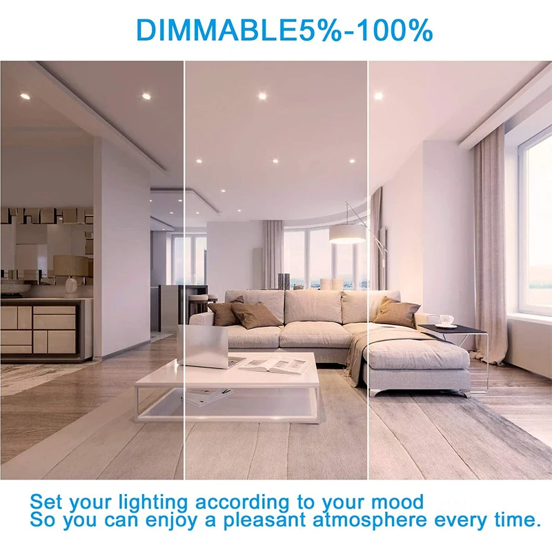 Indoor Panel Lighting Adjustable Recessed Mounted Frameless Round 3D Ceiling Led Panel Lights
