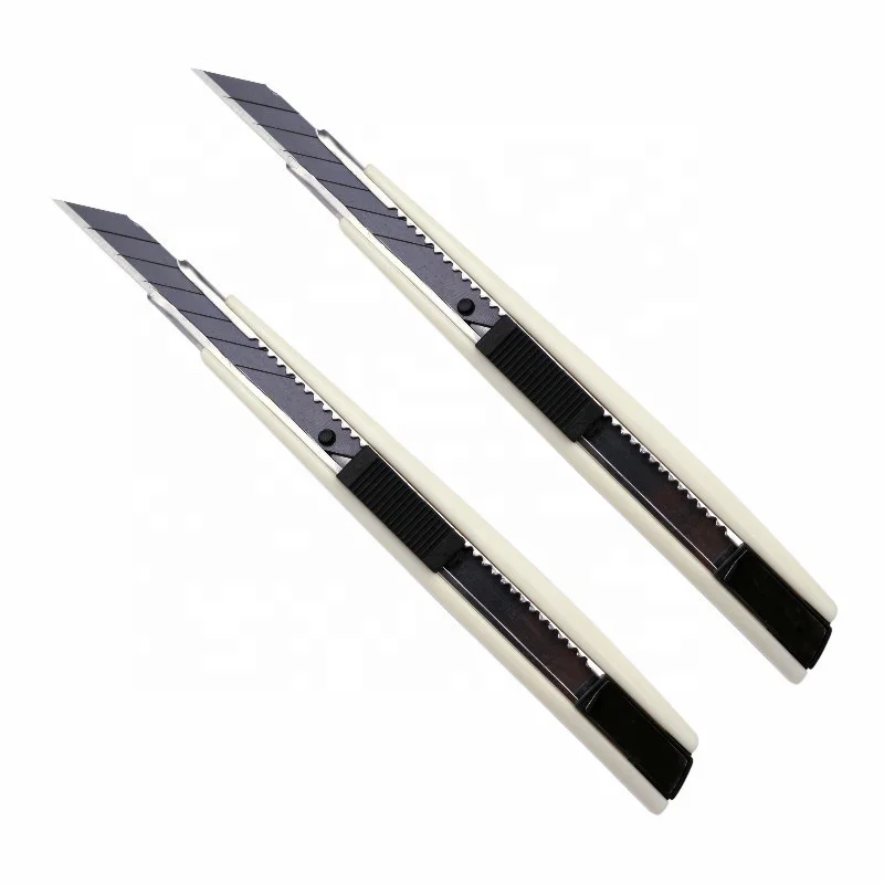 DeDING Hot Sale Mini Pocket Paper Cutting Knife High Quality Automatic retractable Utility Knife