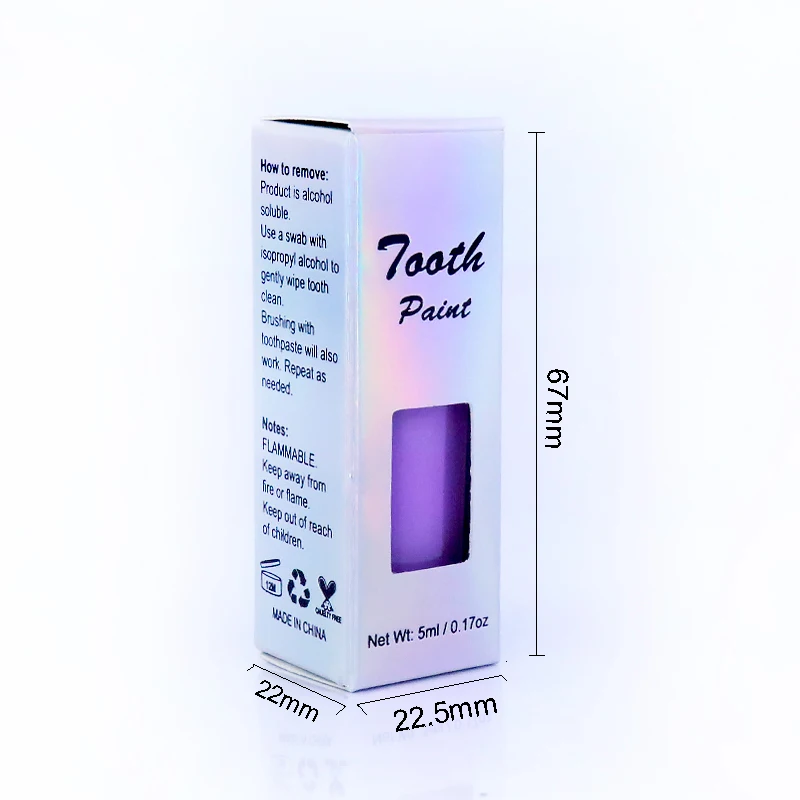 Special Makeup colorful tooth paint safe to use temporary tooth polish