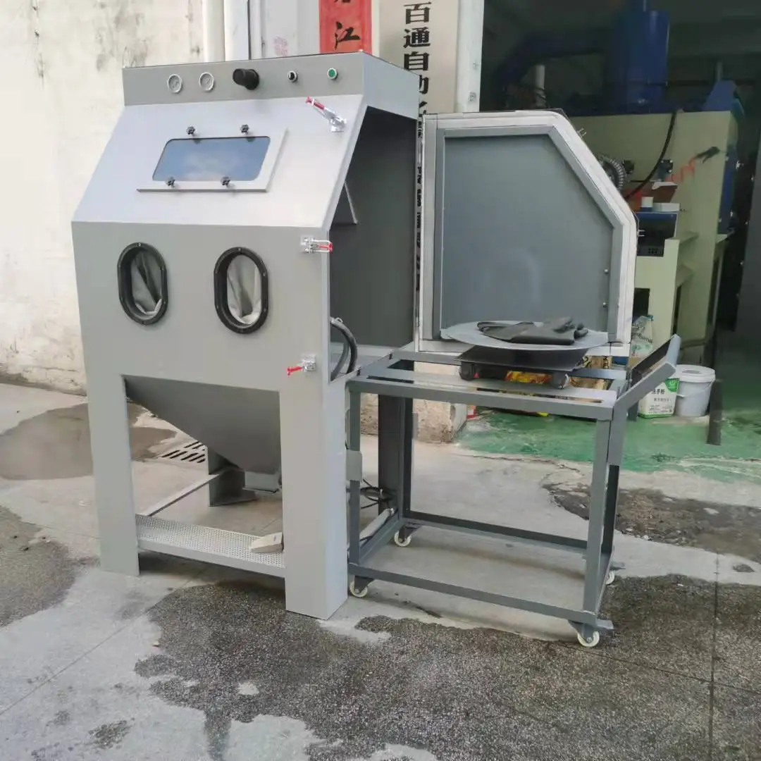 Wet Sand blasting Machine/Dry Blasting Cabinet/Manual Sand Blast deruster Equipment sandblasting derusting
