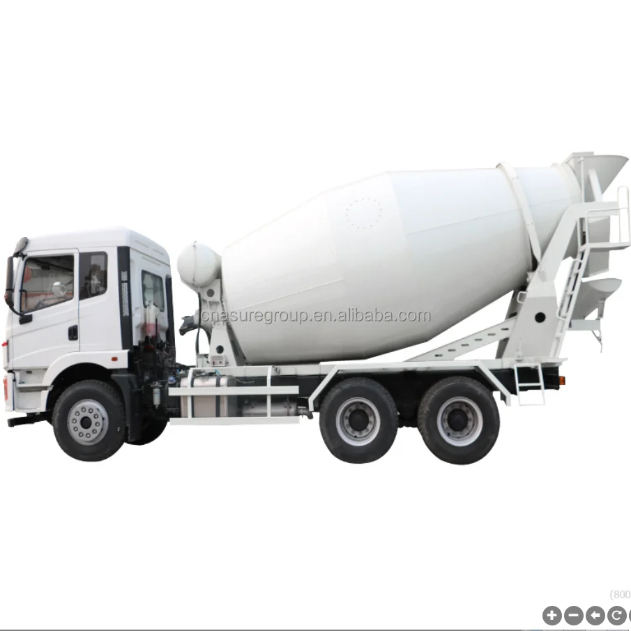 SHACMAN 6x4 Тип 8 м3 9 М3 10 Подержанный Новый Бетономешалка Cummins 340 л.с. двигатель E2 RHD цементовоз