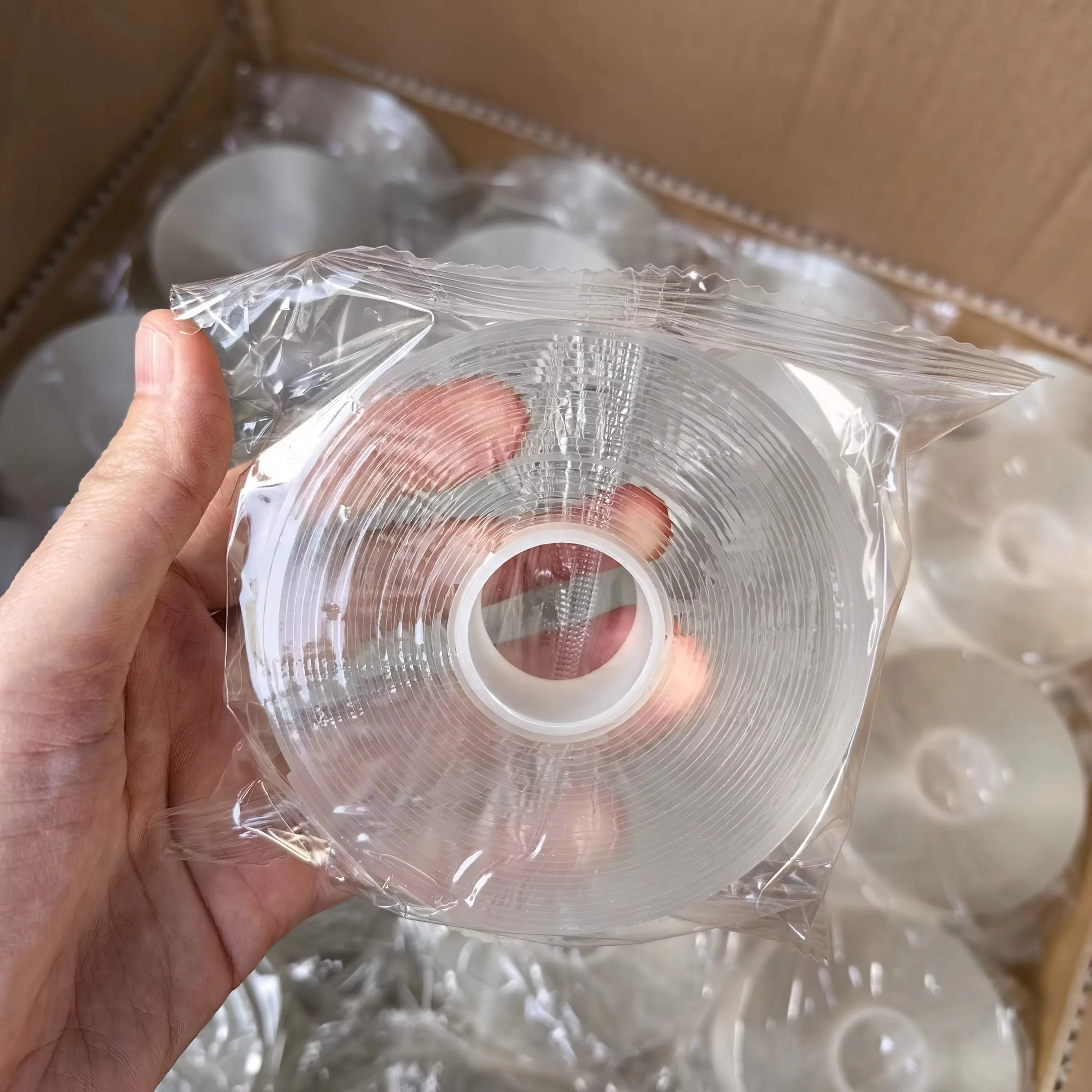 Transparent Anti-Slip Nano PU Gel Pads Sticky Grip Strip Double Sided Adhesive Nano Tape