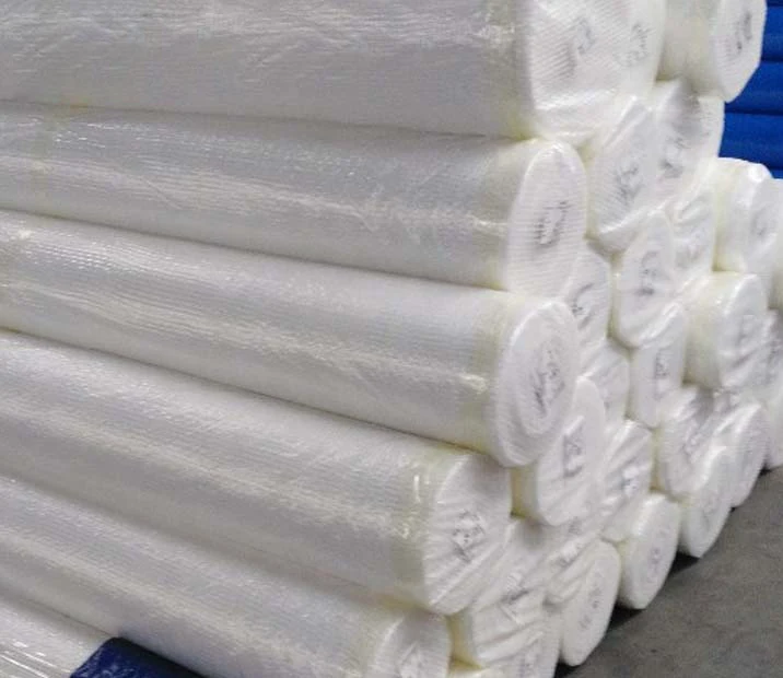 210gsm PE Transparent Leno Mesh Fabric Tarpaulin in clear Color