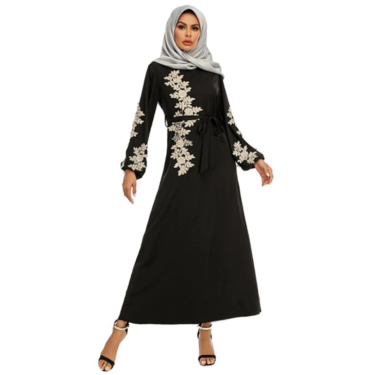 Wholesale 2022 dubai eid clothes fancy abaya women muslim dress for woman