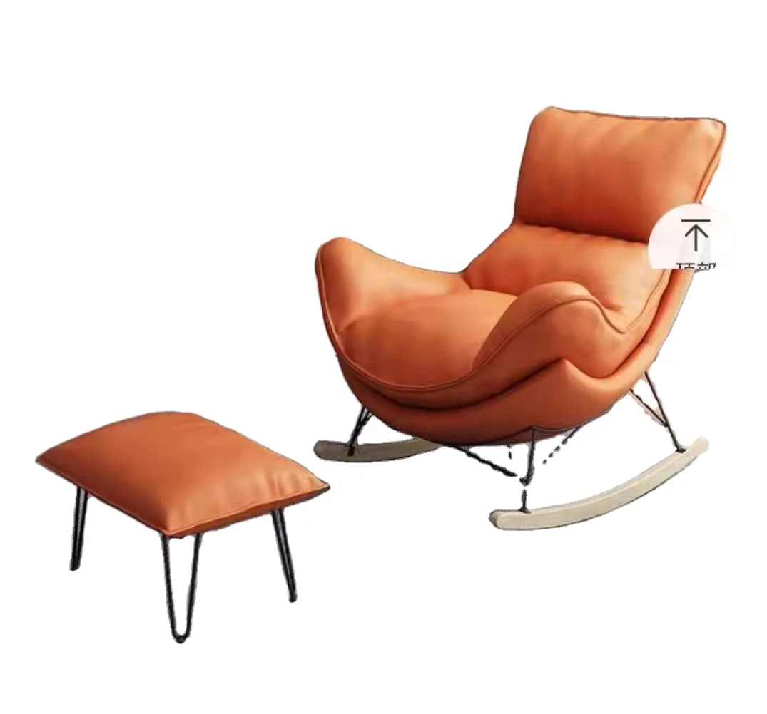 Modern European Style Luxury Recliner Sofa Set Single Lazy Leather Sofa Bed