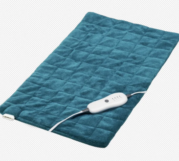 17x33 Large Size Personal Care Electric Blanket with 4 Heating Level Control Weighted Heating Pad Body Warmer