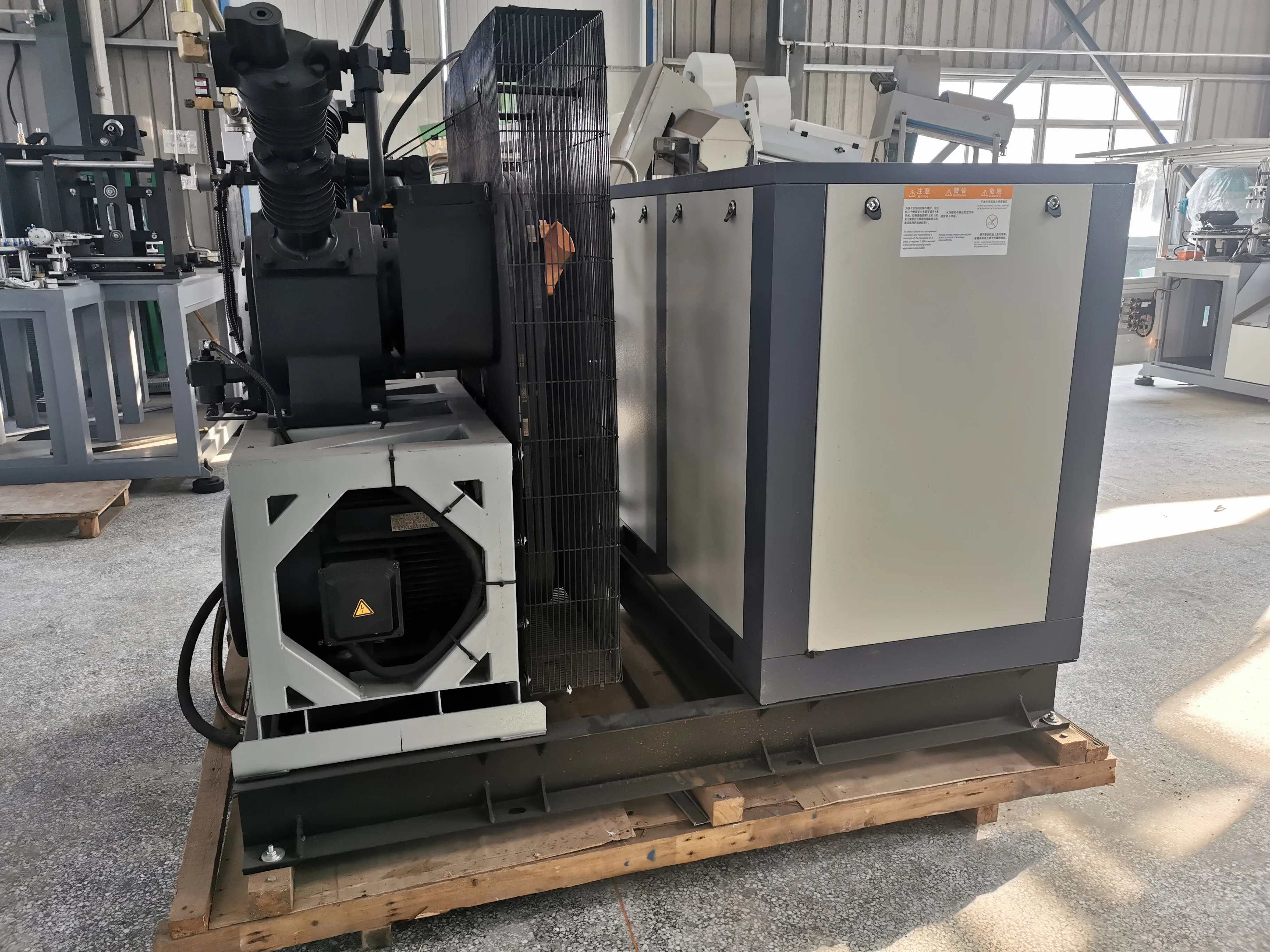 LZ4.0/10/40 Screw Booster SHANGHAIR High Pressure Air Compressor