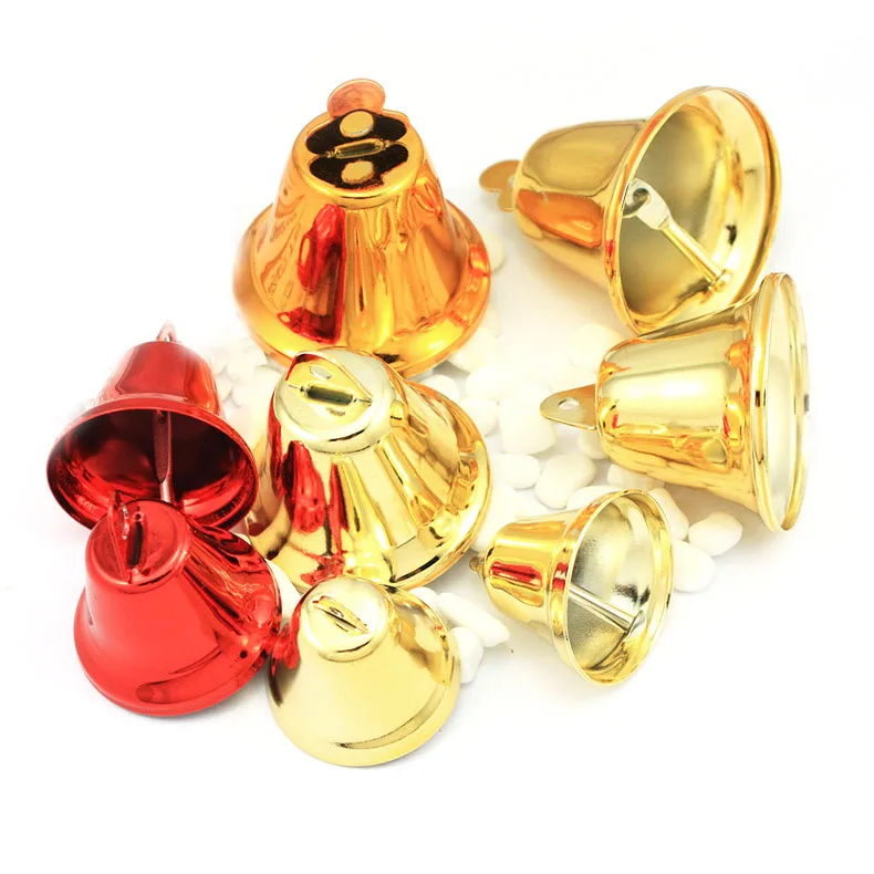 Декоративный подвесной металлический колокольчик в виде рождественской елки оптом