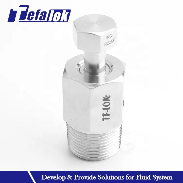 Swagelok type air drain valve