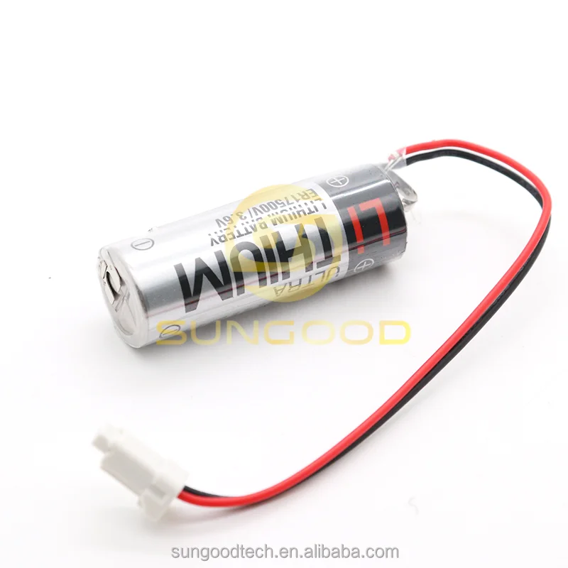 YASKAWA YRC1000 GP Series HW1483880-A ER17500V 3.6V PLC Lithium Battery With White Connector