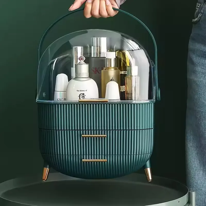 Desktop Make Up Organizer Organiser Brushes Storage Organizer Box Drawers Tabletop Toiletries Storage