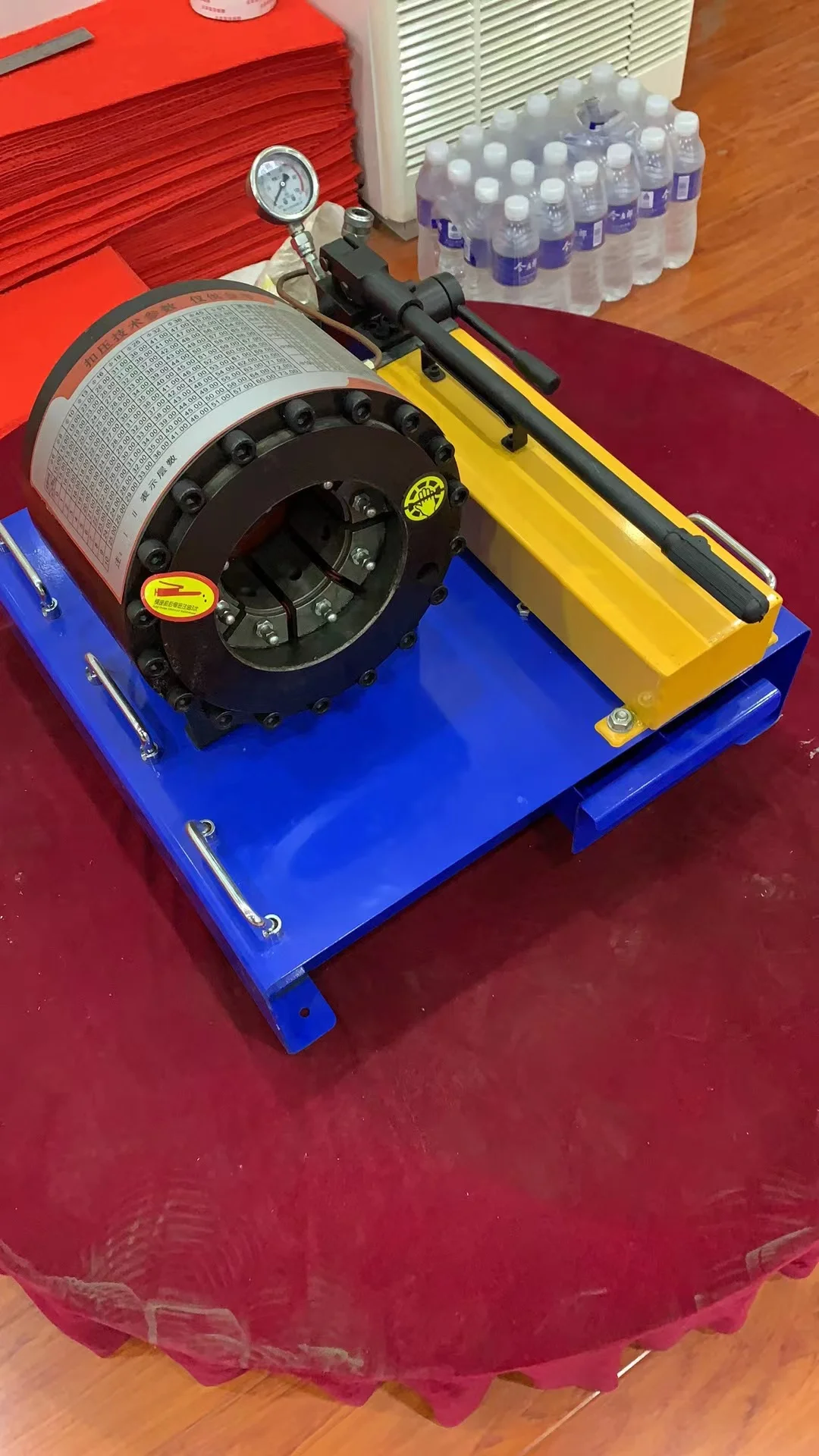 Press For Hydraulic Hoses Used Best Quality Portable Manual Hydraulic Hose Crimping Machine