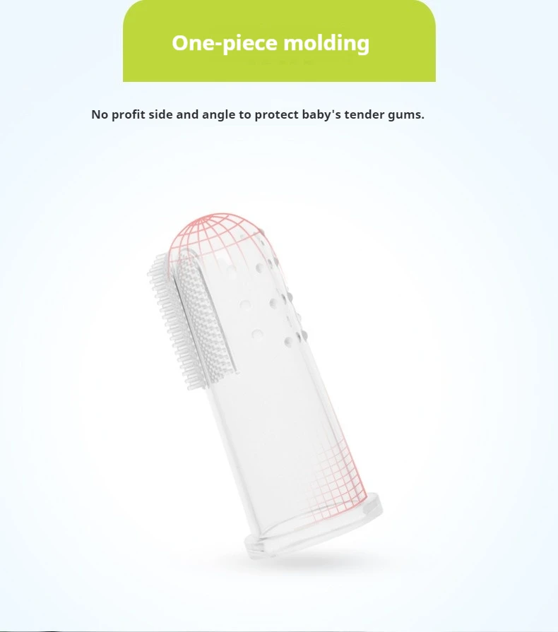 Baby Manual Silicone Finger Toothbrush Clean Oral Tongue Dental Hygiene