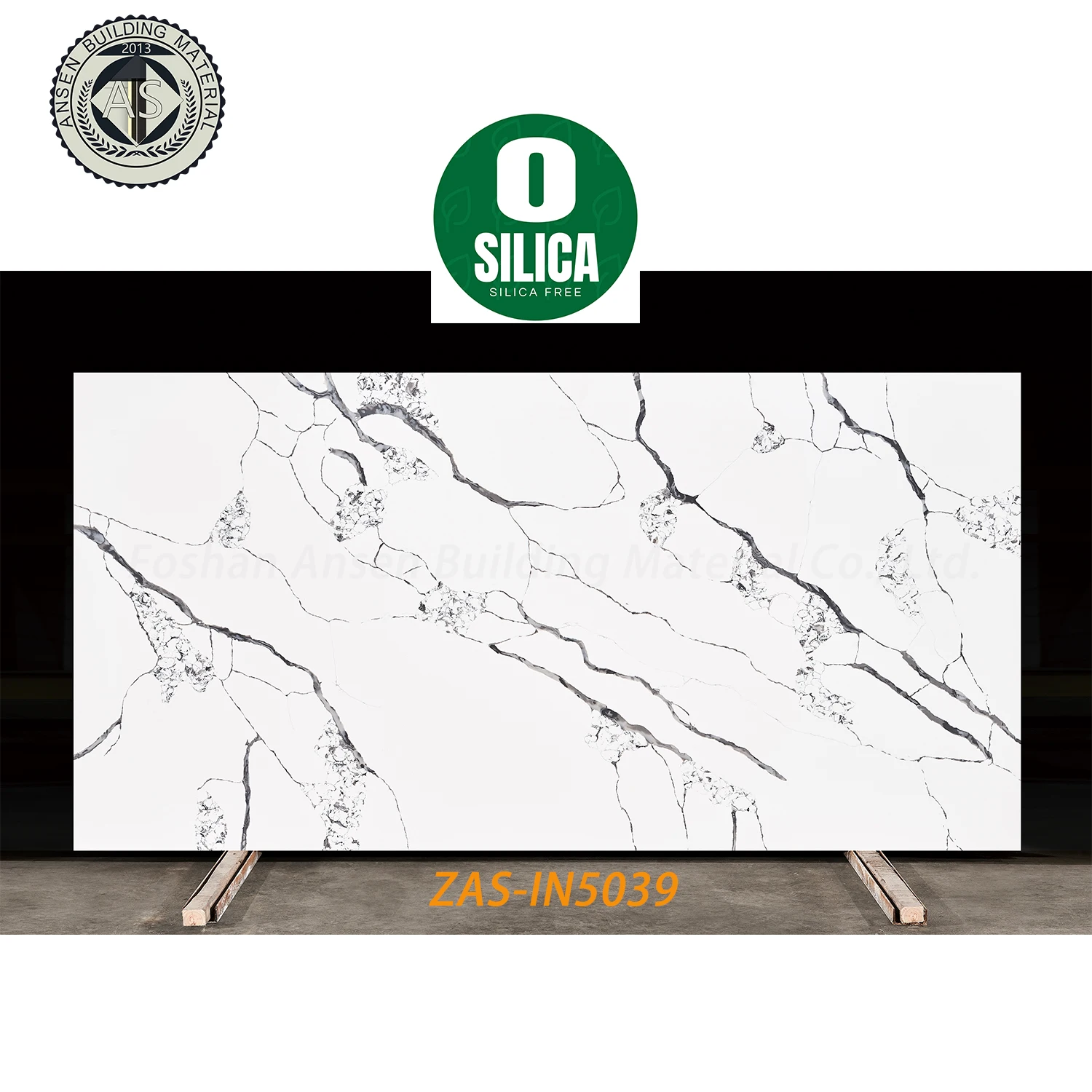 Оптовая продажа, кварц, 0% кварца, белый, калакатта, искусственный кварцевый камень для кухонной столешницы