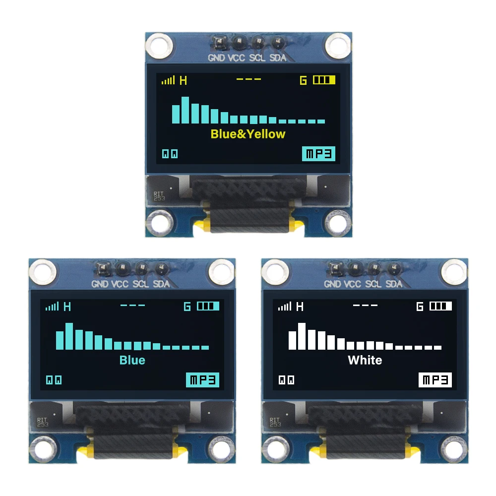  128X64 I2C IIC последовательный белый OLED ЖК-дисплей модуль 0 96 