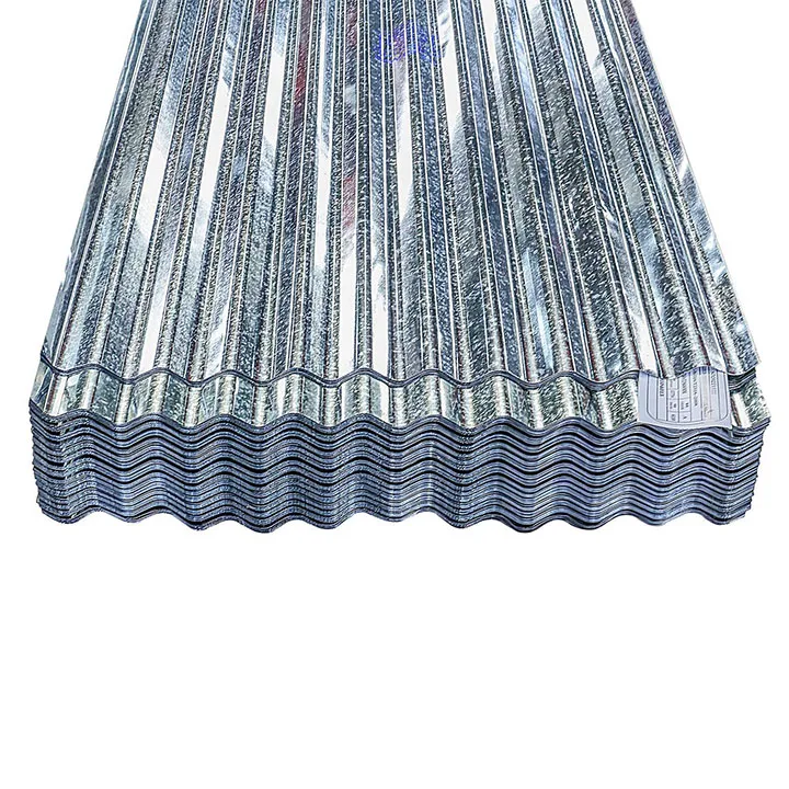 Galvanized Roofing Iron Zinc Coated Corrugated Steel Sheet  corrugated galvanized steel sheets