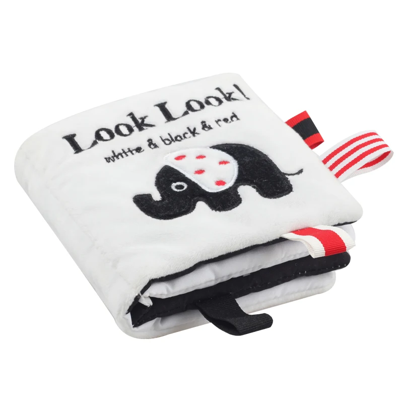 Baby Education Toys Cartoon animal learning Story Plush cloth books