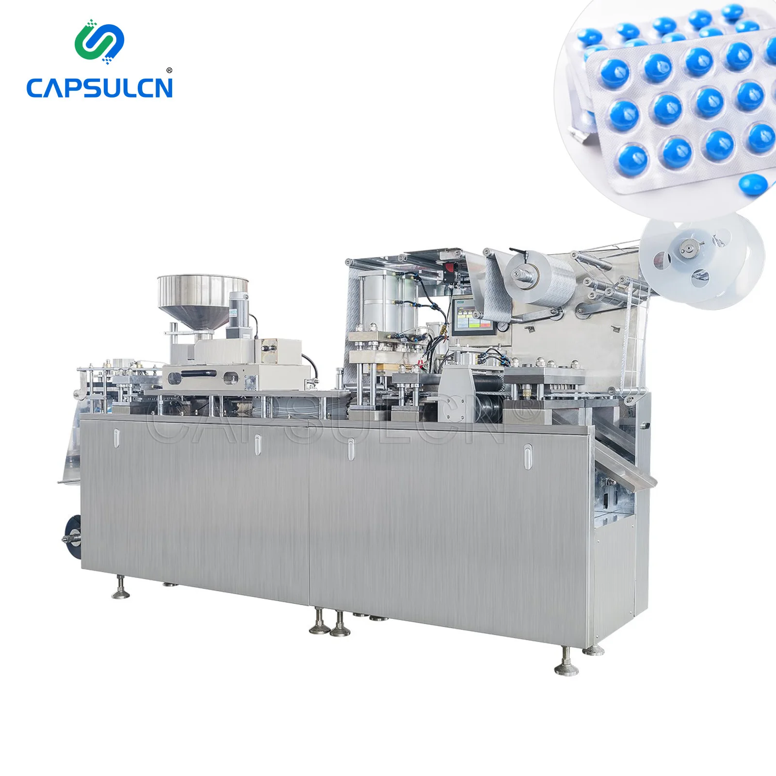 Dpp-180 250 High Efficient Automatic Alu/pvc/aluminum Foil Plastic Blister Packing Machines