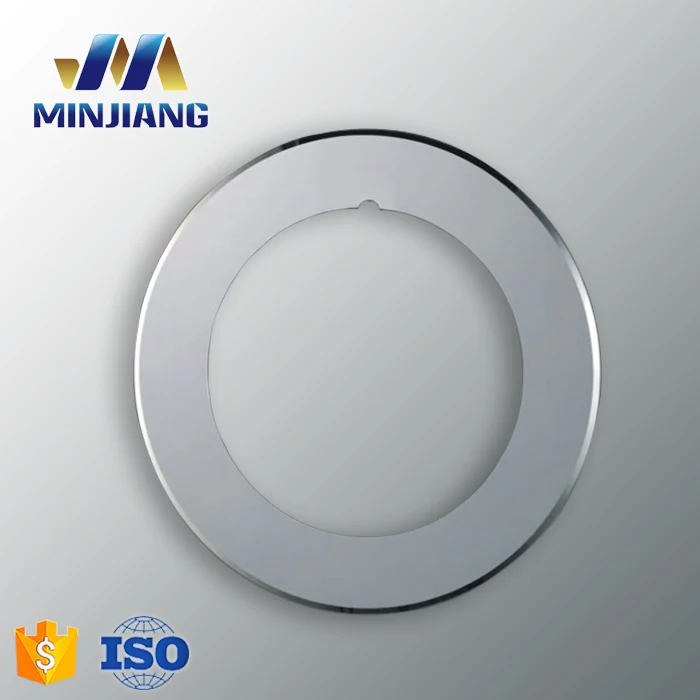 cemented tungsten carbide paper rotary air thin top tape circular round machine slitting knife