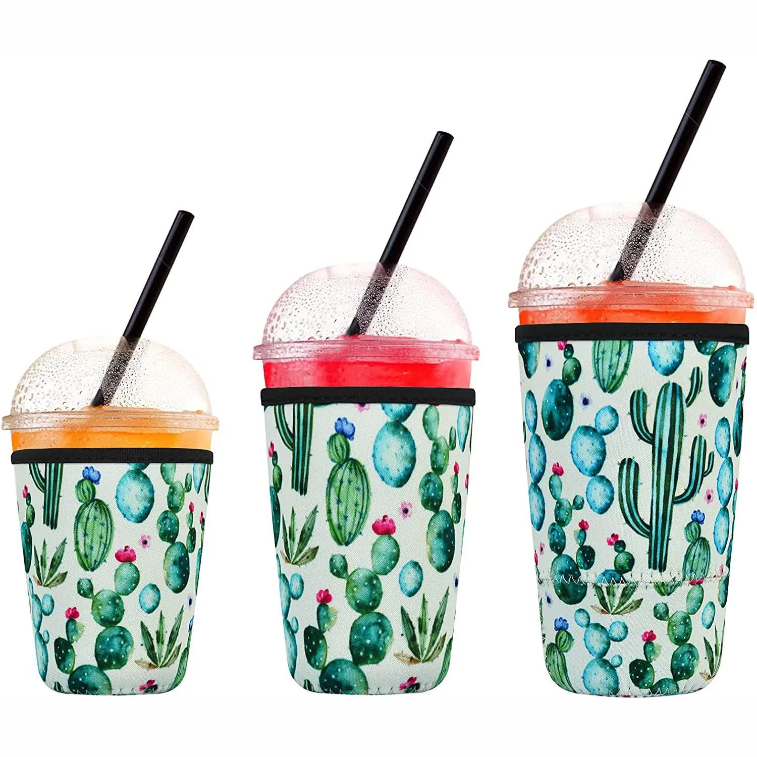 New trading product Custom logo 32oz keeps drinks cold keeps hands dry reusable neoprene coffee cup sleeve