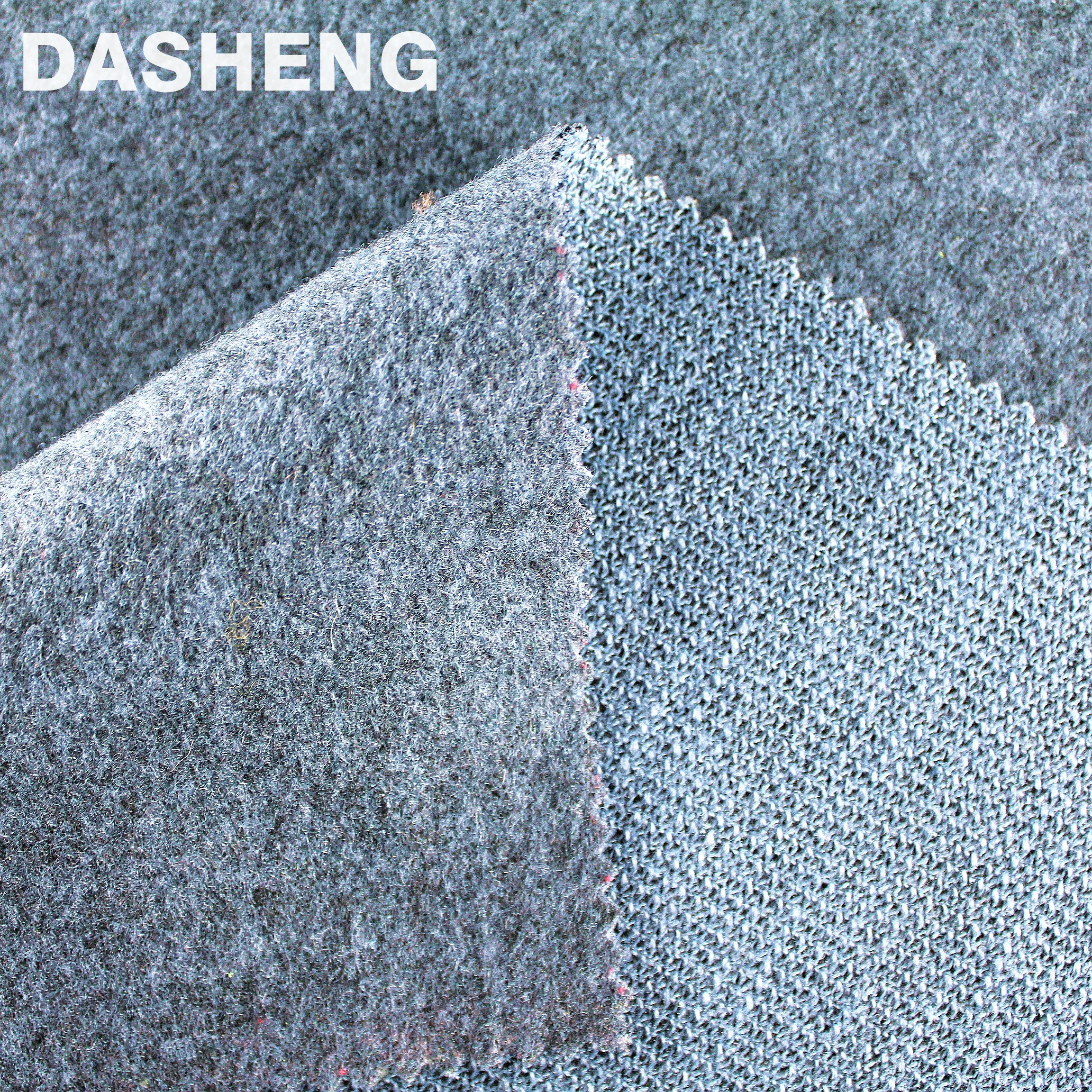 Hot Selling Cheaper 100%polyester wool melange knitted fabric phoenix for autumn winter clothing coats