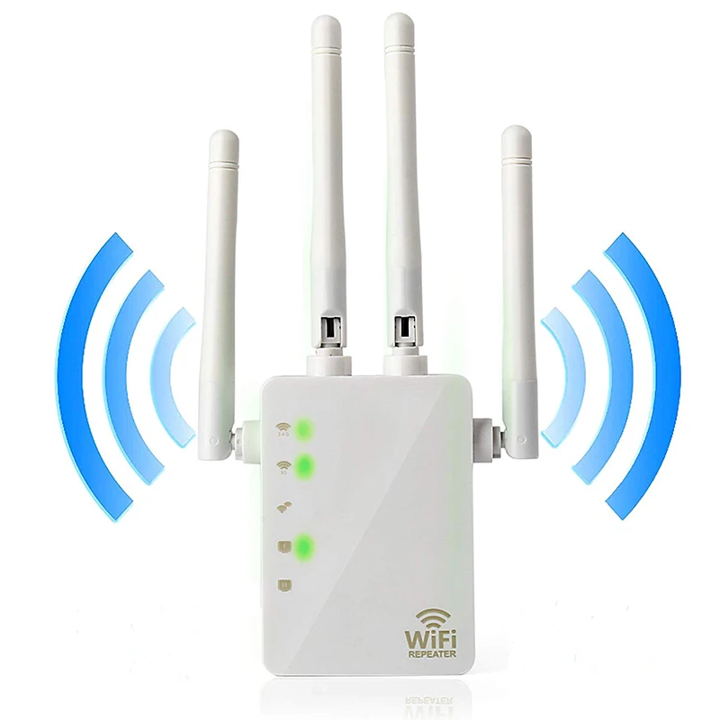  Простая установка внешний 4 шт. антенны 5 8 ГГц 1200 Мбит/с Wi Fi ретранслятор Wi-Fi расширитель