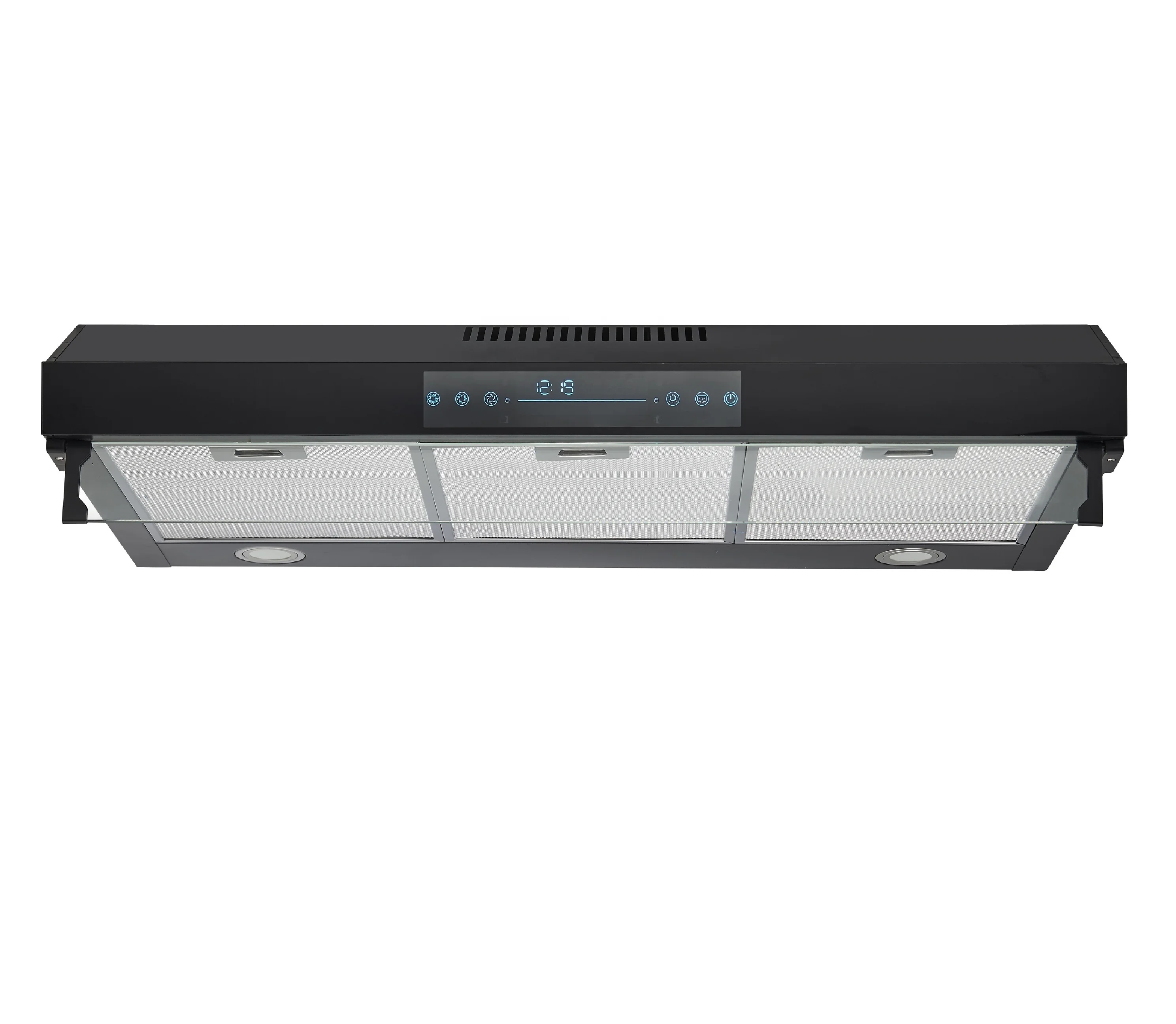 Led Lighting Parts Smoke Grease Extractors Cooker Hoods/Under Cabinet Black Kitchen Range Cooker Hood