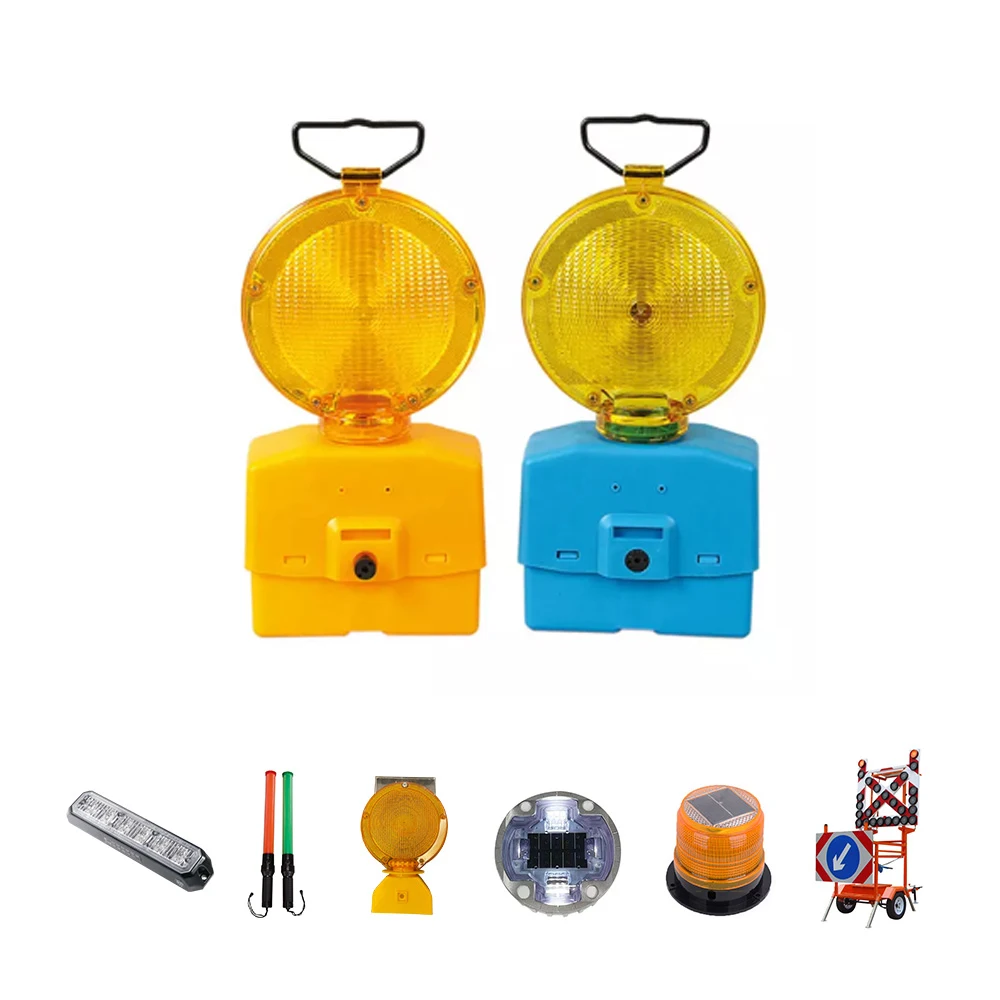 Led Road Safety Traffic Barricade Warning Light  Construction Flashing Warning Lights Lamp