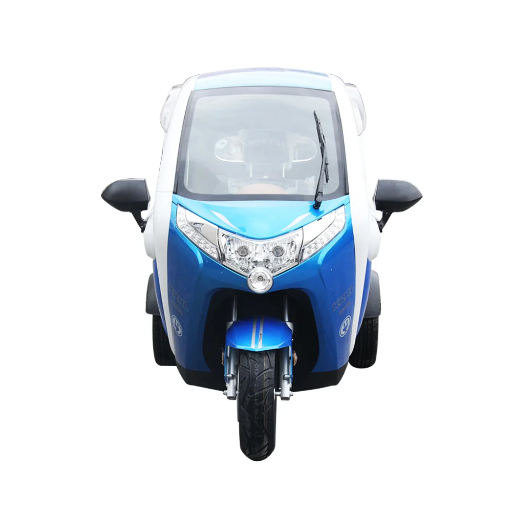 T414 Electric Passenger Tricycle for 2 Adults Electric Tricycle for Handicapped Electric Tricycle for Passenger Seat