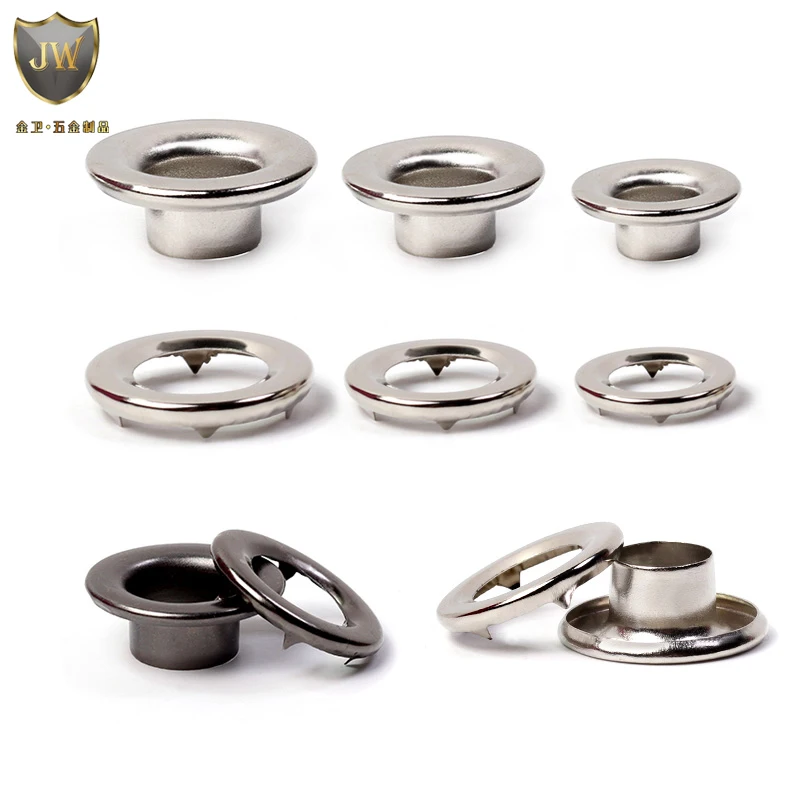 Metal Claw Eyelets Anti-slip Fixing Garment Grommets Buckles(Iron Stainless Steel Brass)for Bags, Shoes