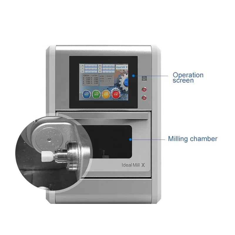 Идеальный фрезерный станок для высокоточного пятиосевого шлифовального оборудования X стоматологический CAD/CAM 5 осей CE