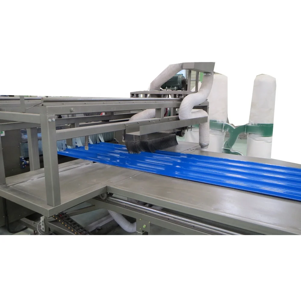 DNUO new product Fiberglass corrugated roofing FRP gel coat sheet production line