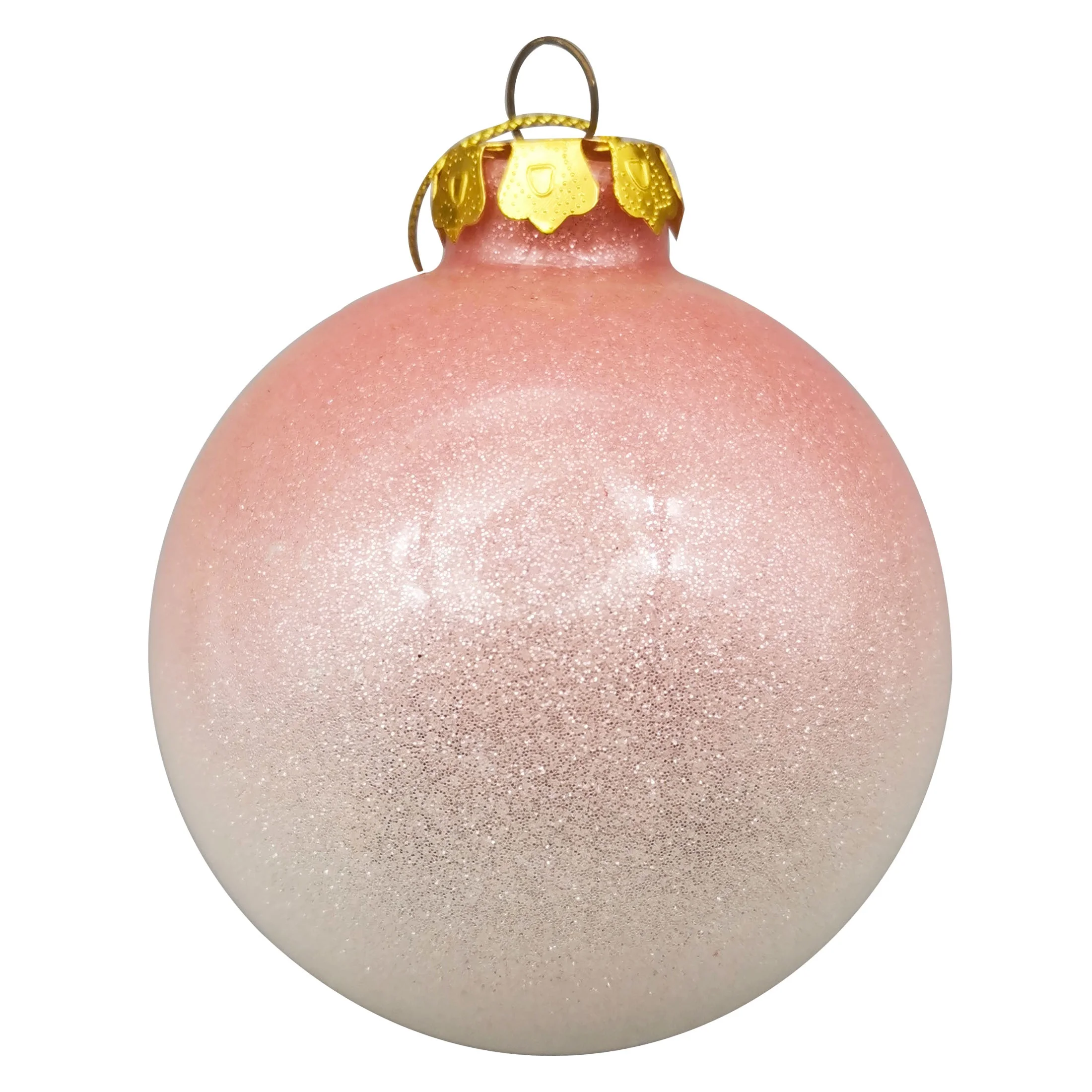 Hand Painted Filler Glitter Luxury Christmas Glass Ball Glass Balls Ornaments For Christmas Decoration