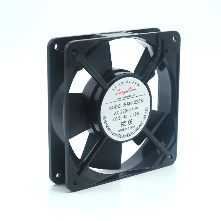 12025 Best Axial AC Fan with CE and ISO9001 Certificates Car CPU Refrigerator Cooling Fan 120mm