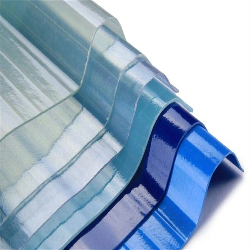 High Performance Anti-Aging Film Corrugated Fiberglass Reinforced Polymer FRP Plastic Roofing Sheet