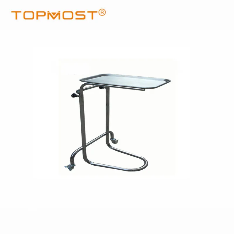 Hospital Stainless Steel Mayo Stand Medical Mayo Trolley for Nursing/ Operation Room
