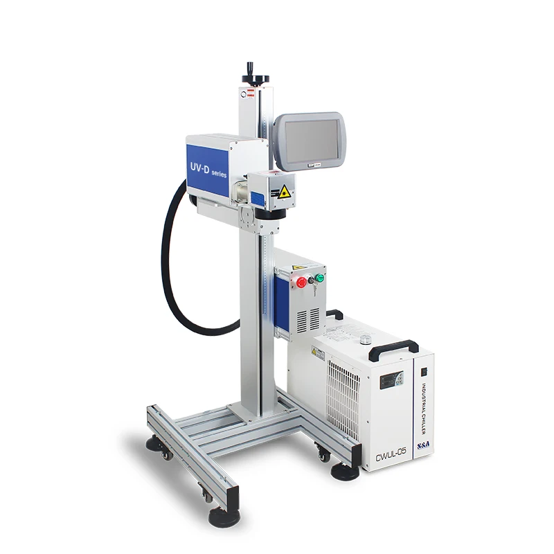 Высокостабильный УФ-лазер Maclaser 5 Вт 10 Вт, летающая лазерная маркировочная машина для всех игрушек из АБС-пластика и ПВХ, электронный провод из ПВХ