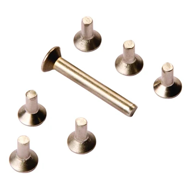 China Supplier Stainless Steel Blind Rivet Flat Head Semi-tubular Rivet