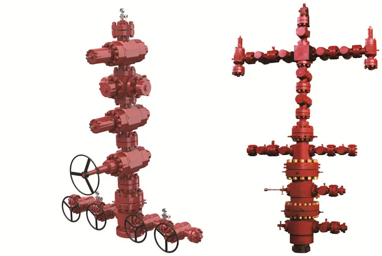 API 6A Shengji wellhead and X mas  tree DD-NL EE, HH-NL, PR2 for fracturing well inconel alloy 718 etc..