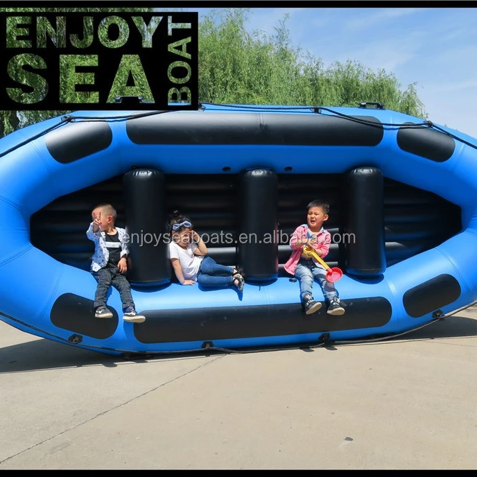 Dark grey 6 persons river raft inflatable rafting boat AR-440 for sale